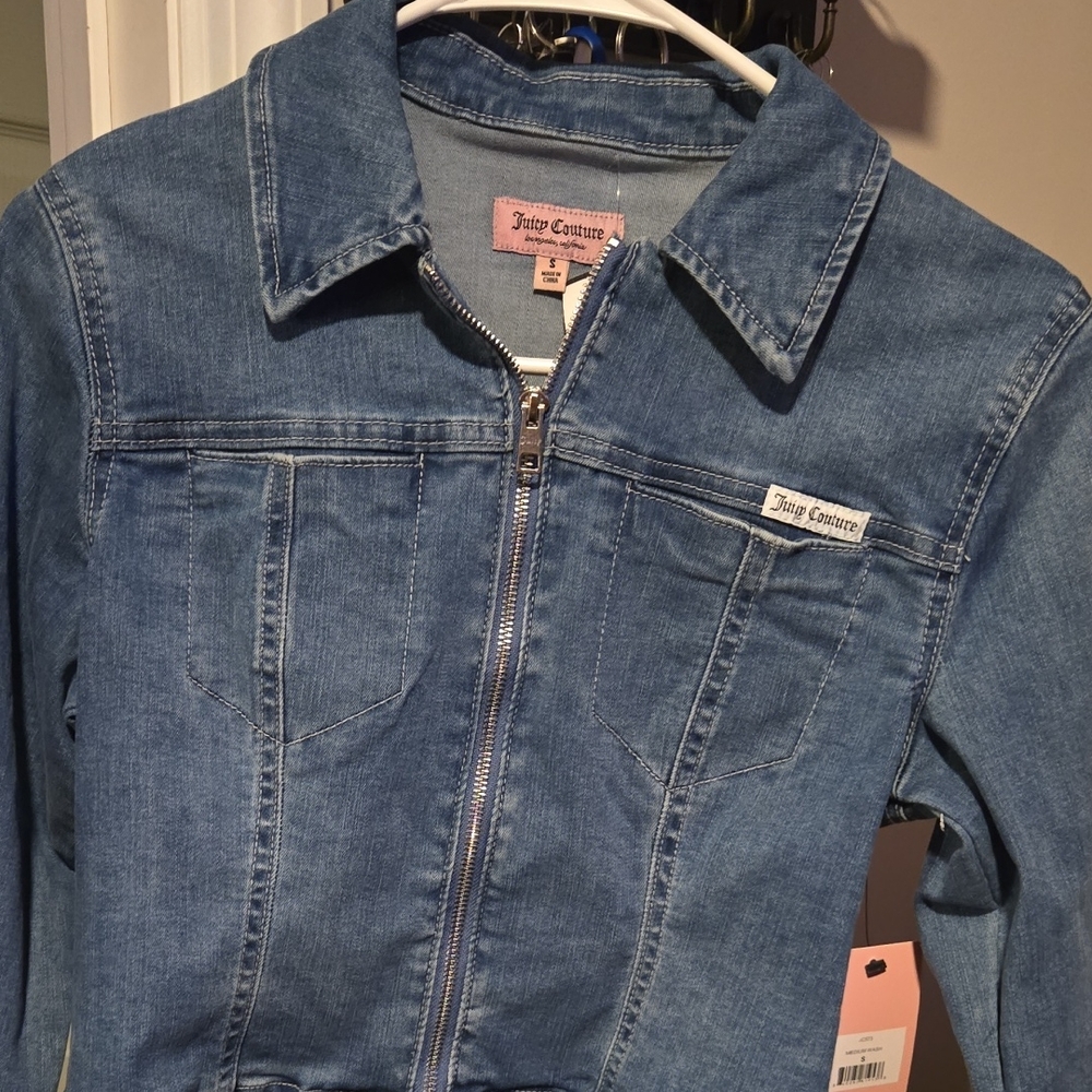 Juicy Couture Light Blue Denim Jacket